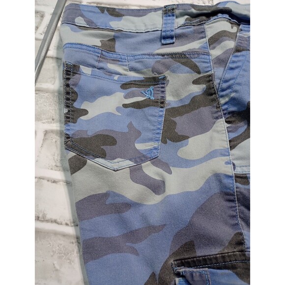 VIP jeans blue camo Juniors size 15/32 Cargo Pockets Jogger - Picture 12 of 13